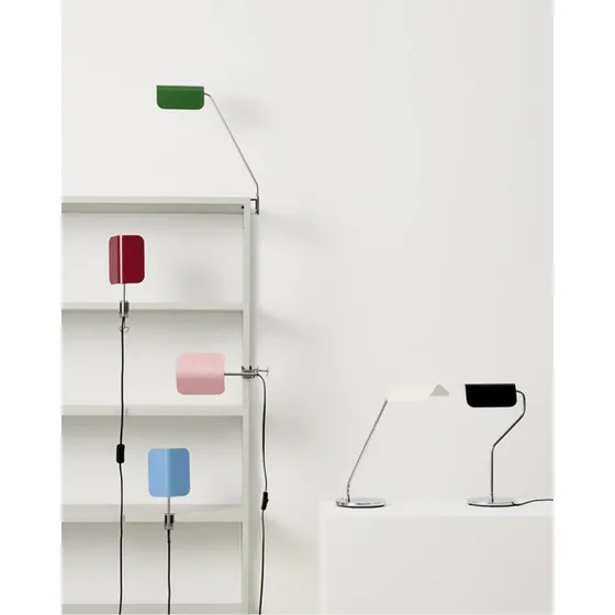 HAY Apex Lampa Biurkowa z Klipsem Oyster White