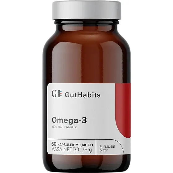GutHabits Omega-3 suplement diety, 60 kapsułek
