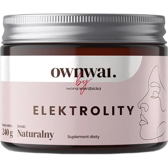 Ownwai Elektrolity naturalne w proszku 240g