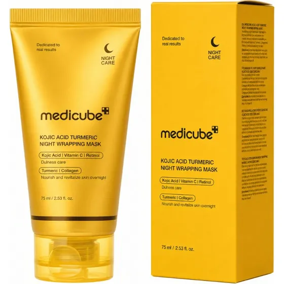 Medicube Kojic Acid Turmeric Night Wrapping Mask, 75 ml