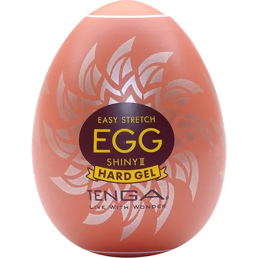 TENGA Easy Stretch Egg Shiny II Hard Gel - jednorazowy masturbator