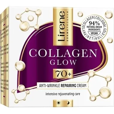 Lirene Collagen Glow 70+ Krem przeciwzmarszczkowy 50 ml