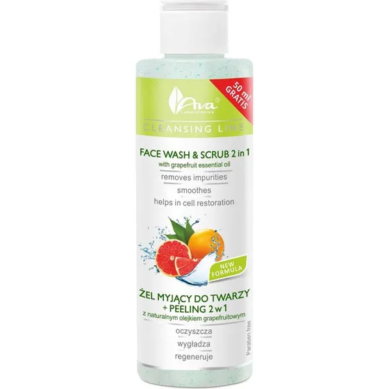 Ava Laboratorium Cleansing Line żel-peeling 2w1 z grejpfrutem 200ml