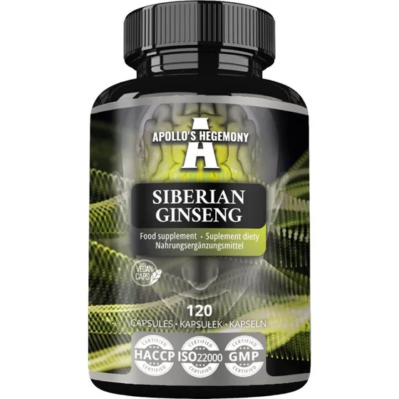 Apollo's Hegemony Siberian Ginseng 120 kapsułek