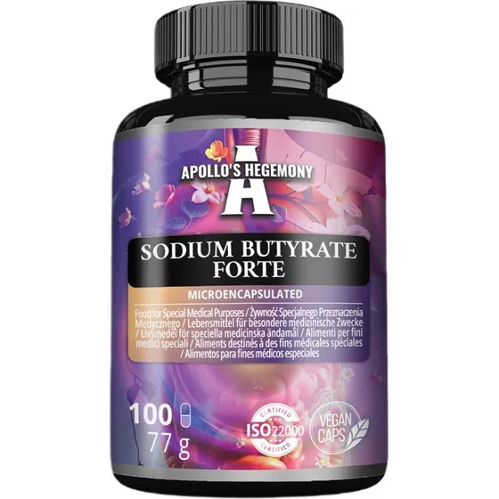 Apollo's Hegemony Sodium Butyrate Forte 100 kapsułek