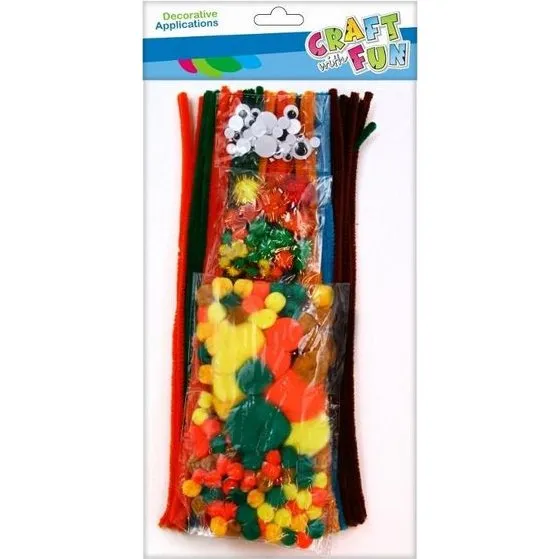 Craft with Fun Zestaw kreatywny jesie 300 szt