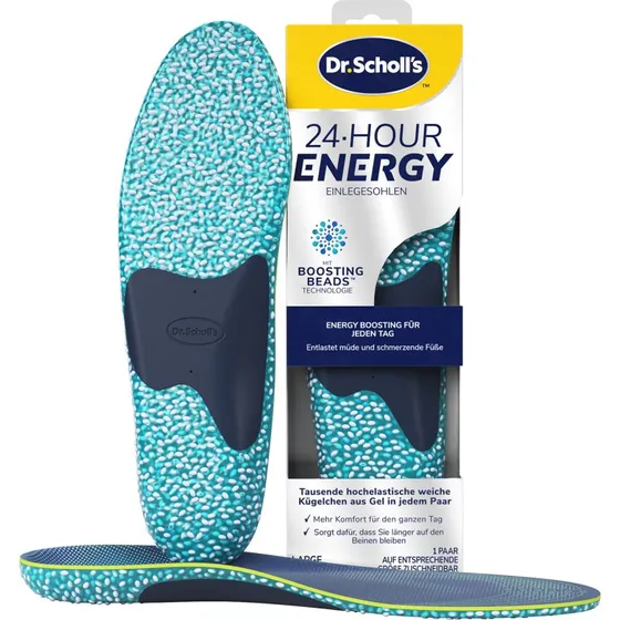 Dr. Scholl's Wkadki Energia 24H L 40-47, 2 sztuki