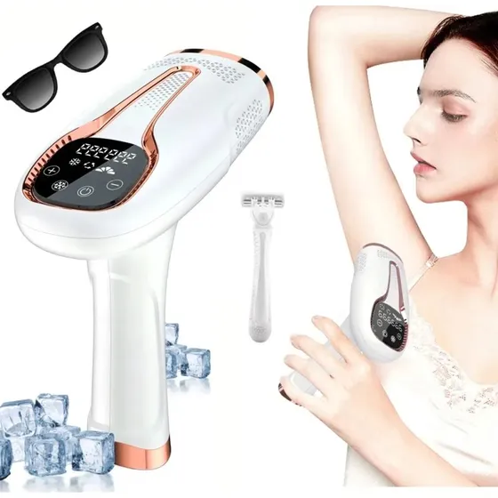 Laser IPL Depilator do twarzy, ciaa i bikini bezbolesny, z chodzeniem