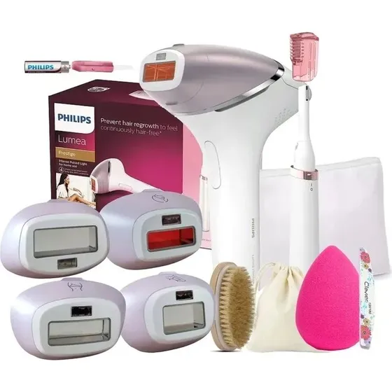 Philips Lumea Prestige BRI923+ z 4 nasadkami + pokrowiec