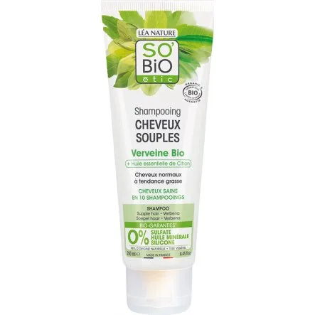 SO'BIO étic Szampon Delikatny Werbena i Cytryna 250ml
