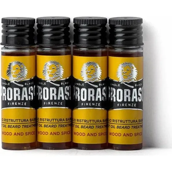 Proraso Beard Hot Oil Wood & Spice 4x17ml