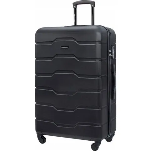 Puccini Walizka Duża Twarda ABS Czarna ABS024A-1