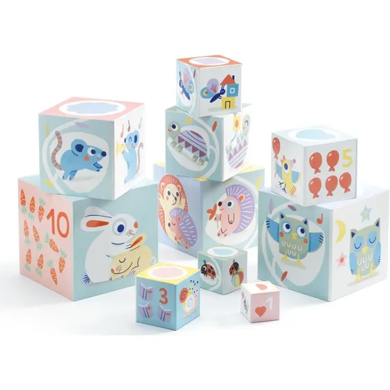 Djeco Baby Bloki Wiea z Kostek 12m+
