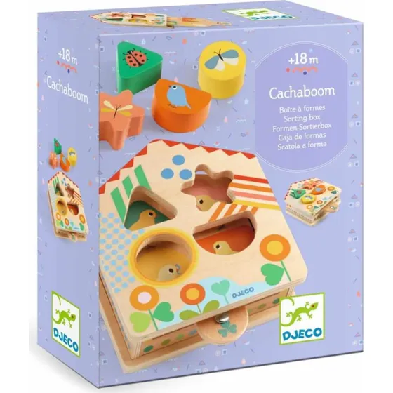 Djeco Drewniany sorter Domek FSC