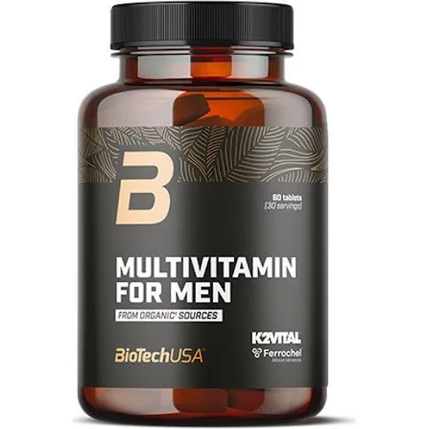 BioTechUSA Multivitamin For Men Organic 60 tab