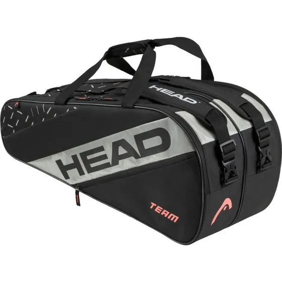 Head Team Racquet Bag L 9R Black/Ceramic