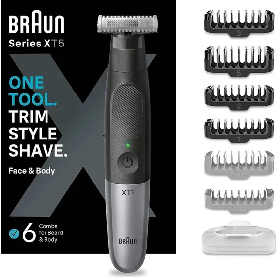 Braun XT5200 Trymer Wet & Dry do twarzy i ciaa
