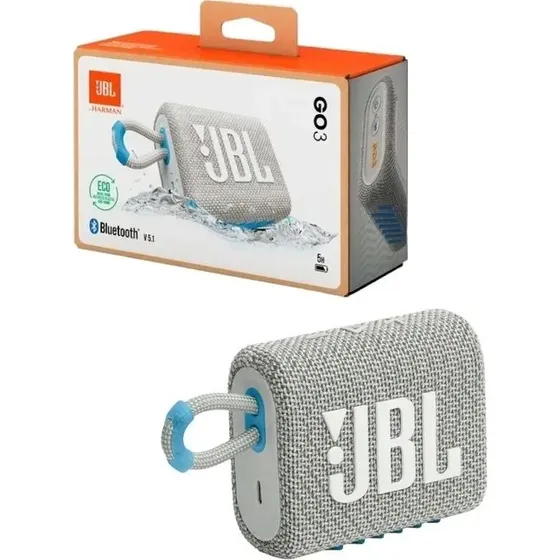 JBL GO 3 ECO szary, Bluetooth, wodoodporny, z recyklingu