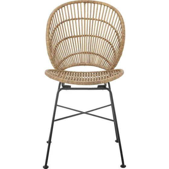 Bloomingville Krzesło Fiore Rattan Naturalny 84 cm