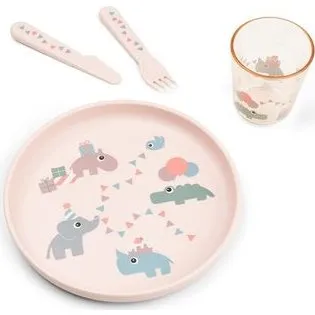 Done by Deer Zestaw Obiadowy Foodie Celebration Powder 4-el