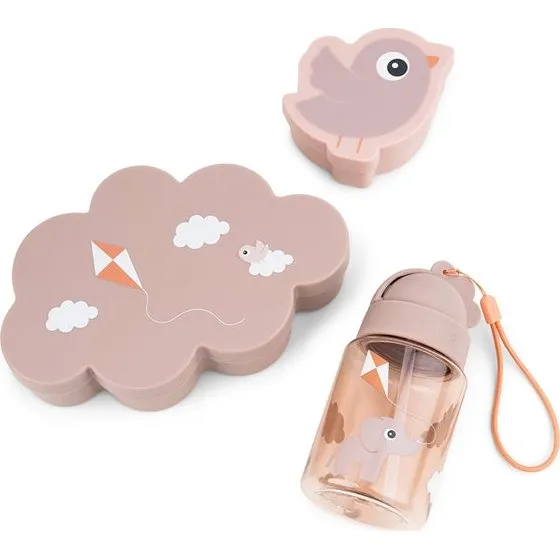 Done by Deer Zestaw Lunchbox z Bidonem Playground Powder