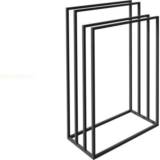 Baltica Design GEIR Wieszak na ręczniki 60x30x90 cm czarny