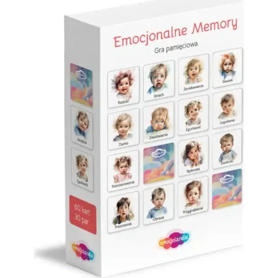 Emocjonalne Memory  Gra pamiciowa 30 par