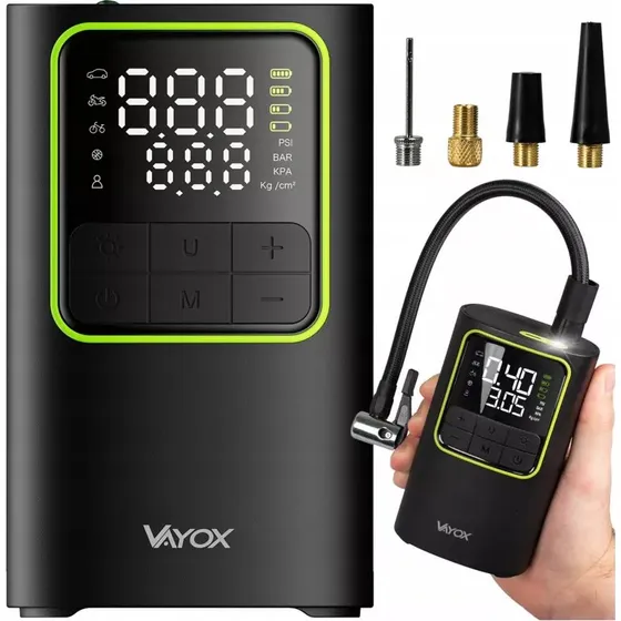 Vayox VA0409 Pompka akumulatorowa 4000mAh do opon i dmuchanych