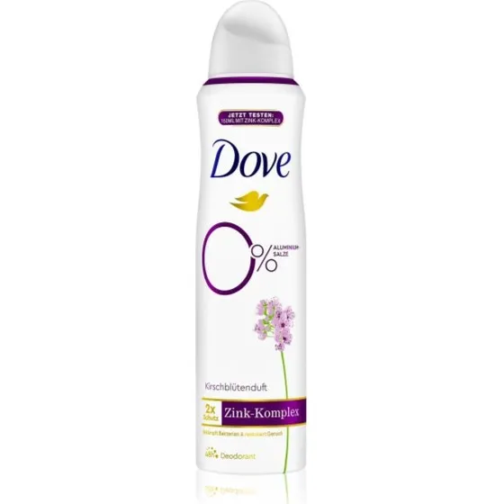 Dove Dezodorant 0% ALU Kwiaty Wiśni 48h 150ml