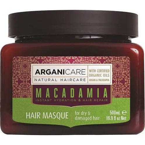 Arganicare Macadamia Maska do suchych i zniszczonych wosw 500 ml
