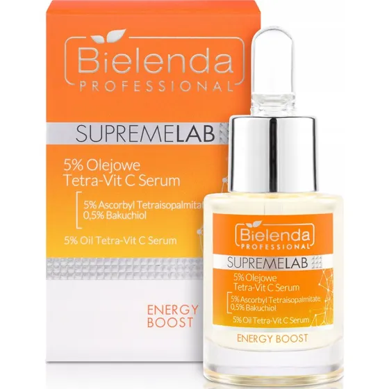 Bielenda Professional SupremeLab Energy Boost 5% Tetra-Vit C Serum 15ml