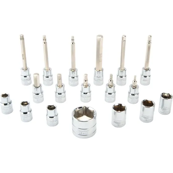 Park Tool Socket and Bit Set 18 szt., srebrny