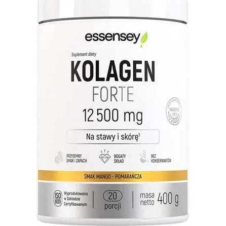 Essensey Kolagen Forte 12500 mg Mango-Pomaracza 400g