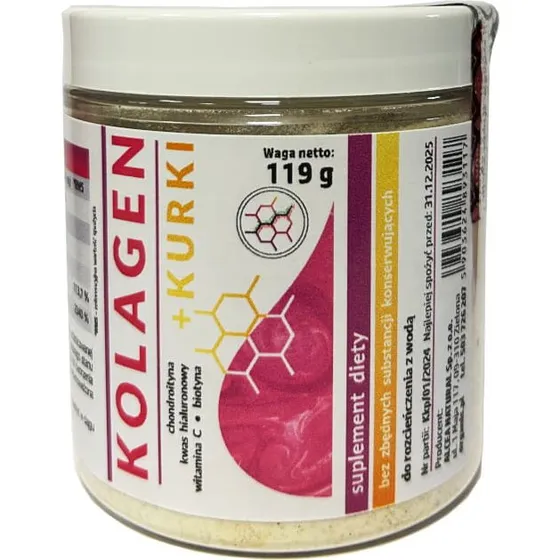 Organis Kolagen z Kurkami + Chondroityna, 119g