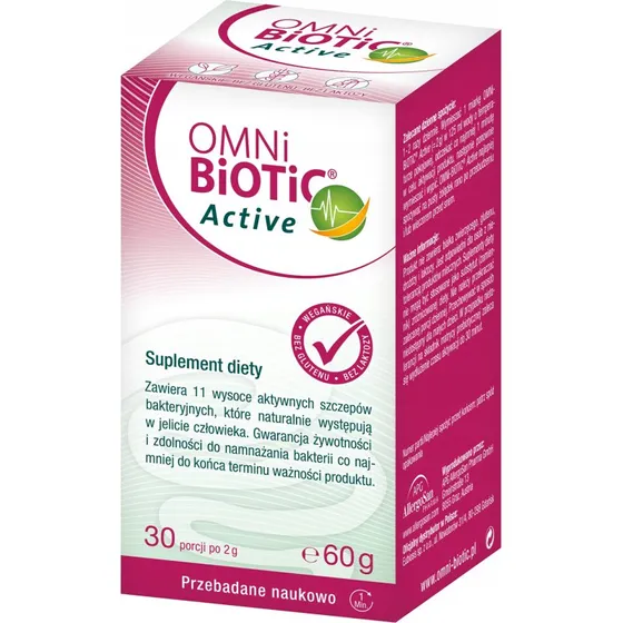 OMNi-BiOTiC Active - Probiotyk dla Seniorw 11 Szczepw