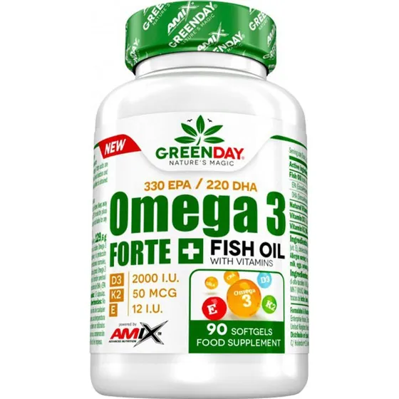 Amix GreenDay® Omega 3 Forte+ 90 Kapsułek