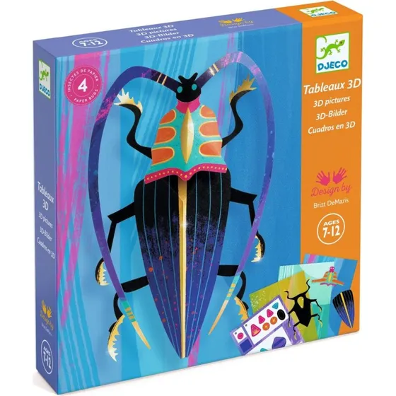 Djeco Owady 3D  Zestaw artystyczny dla dzieci 7+