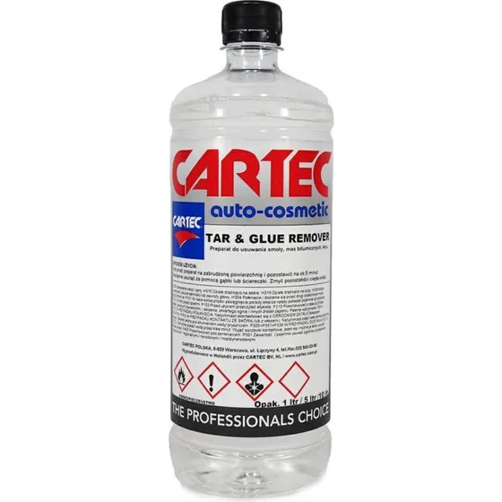 Cartec TAR GLUE Remover 1L - usuwanie smoy i kleju
