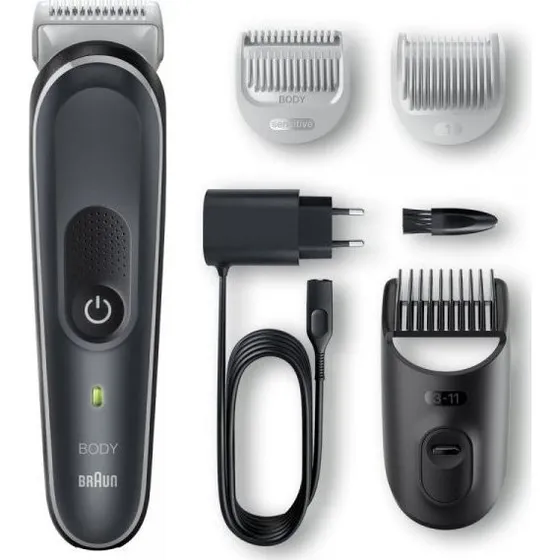 Braun BodyGroomer 5 BG5340, srebrny, bezprzewodowy