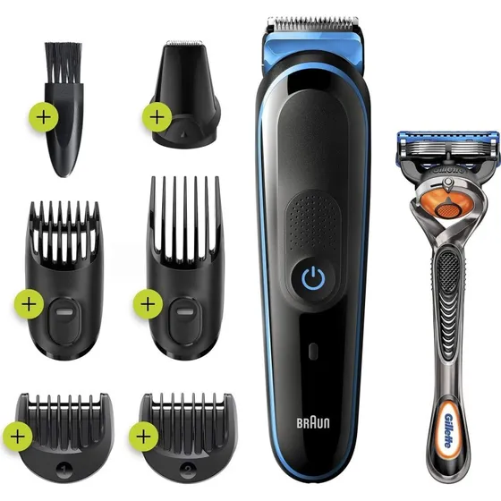 Braun MGK5245 Trymer 7-w-1 z Gillette Fusion5 ProGlide