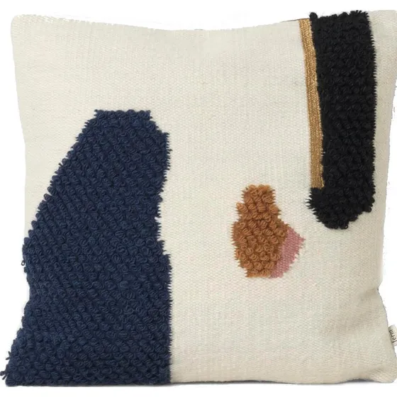 Ferm Living Loop Cushion Poduszka wełniana 3D