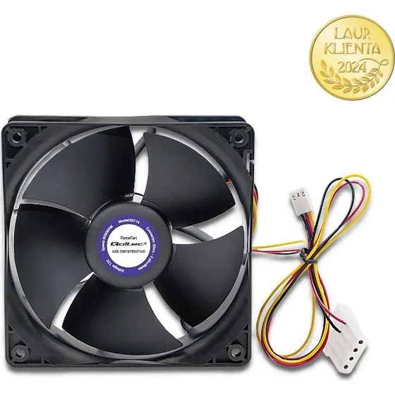 Qoltec ForceFan 6000 RPM 120mm 12V