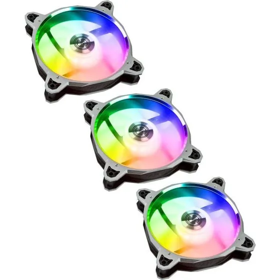 Lian Li BR120 DRGB PWM 3-pack + Hub (srebrny)