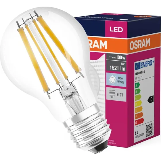 OSRAM arwka LED E27 11W 4000K 1521lm Neutralna