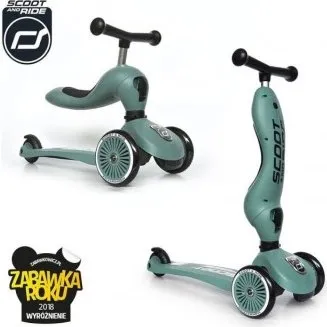 SCOOT&RIDE Highwaykick 1 2w1 Jedzik i hulajnoga Forest 1-5 lat