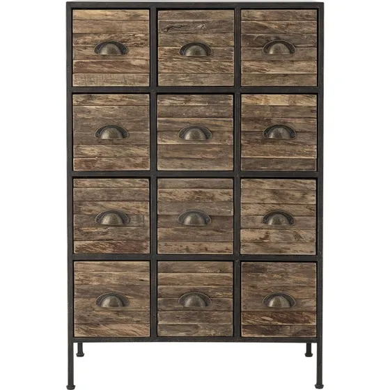 Bloomingville Matteo Komoda 92 cm z 12 szufladami