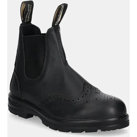 Blundstone Sztyblety 2443 Czarny Skórzane Płaski Obcas