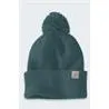Carhartt Cuffed Beanie z Pomponem Greenstone