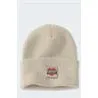 Carhartt Knit Heart Patch Beanie Oat Milk