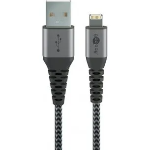 Goobay Kabel USB-A do Lightning 0,5 m tekstylny